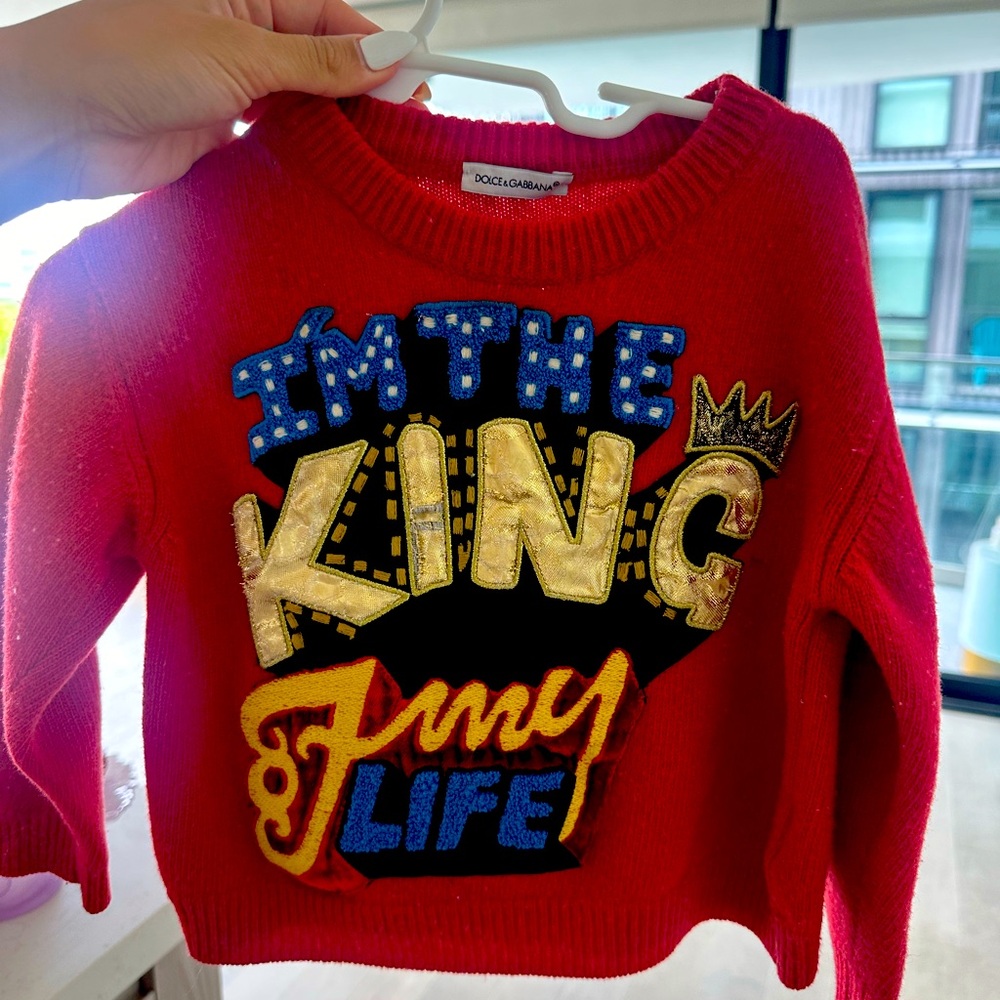 Dolce and Gabbana kids sweater